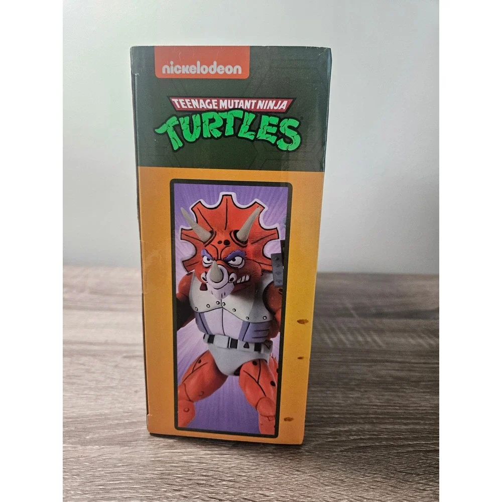NECA TMNT Triceraton Infantryman and Roadkill Rodney 2-Pack Action Figure Set